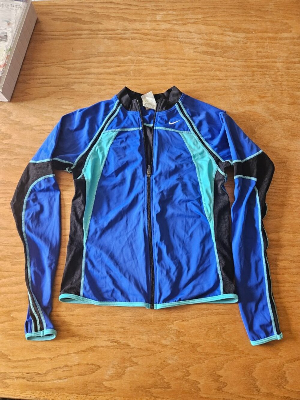 Two vintage Nike rash guards. Medium Large. Colorblock. Lime green.